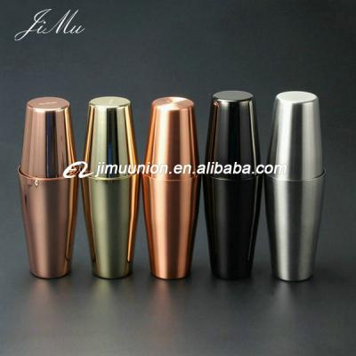 China American Professional Stainless Steel Cocktail Shaker Barware Stocked Set Boston Style Shaker for sale