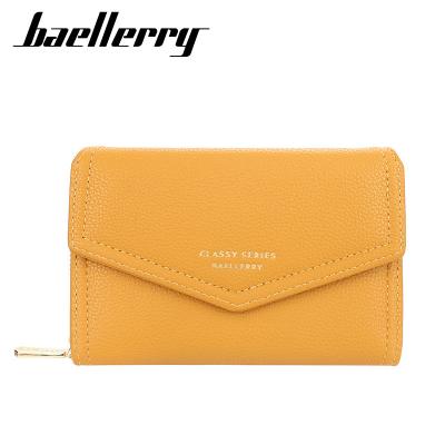 China ZX1014 New Women's Lychee Wallet Waterproof Short Pattern Zipper Fashion Small for sale