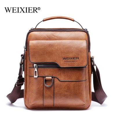 China High quality W1002 retro shoulder bag men's messenger bag business large capacity vertical border portable shoulder bag for men for sale