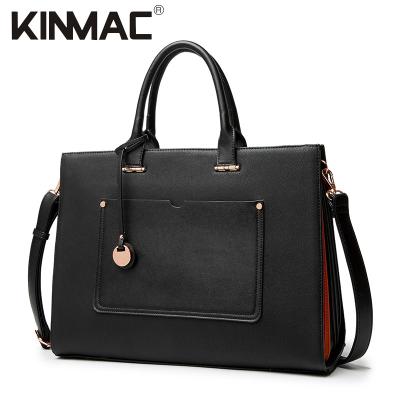 China High Quality Kinmac Lady Bag PU Leather Briefcase Laptop Bag 13 Inch Notebook Messenger, Women Case For MacBook Air Pro 13.3