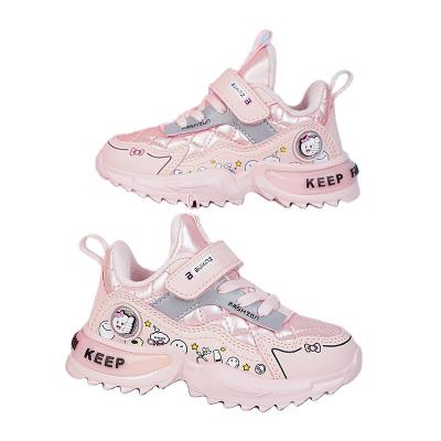 China New Tide Waterproof Children Shoes Girls Non-slip Shoes For Kids Sneakers Anti-slippery Shoes Leather Running Trainers for sale