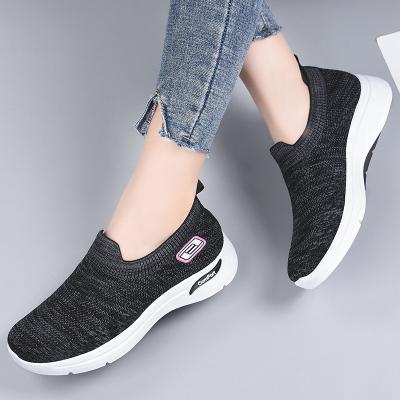 China Damping rubber shoes for women women platform shoes sports shoes without lace for sale