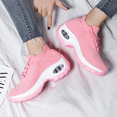 China 2022 latest fashion trend simple design solid color air soft shoes unique shoes for girl for sale