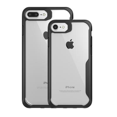 China Clear For Iphone 8 Case Tpu Pc Clear Shockproof for sale