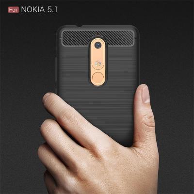 China Brushed Tpu Mobile Phones Cover For Nokia 5.1 Case for sale