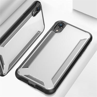 China Shockproof Crystal TPU  Acrylic Phone Cases Back Cover For iPhone Xs Xsmax Xr Case for sale