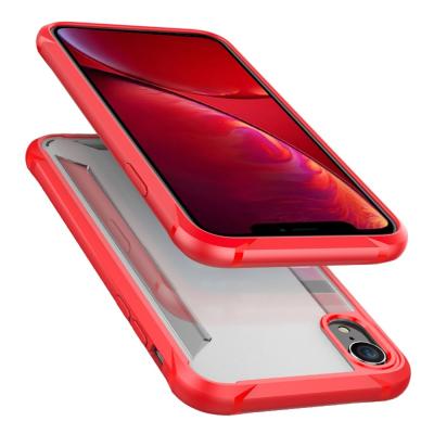 China El teléfono de acrílico a prueba de choques del cristal TPU encajona la contraportada para el caso de Xs Xsmax Xr del iPhone en venta