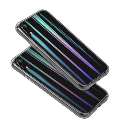 China 2 en 1 caja de cristal moderada colorida de la cubierta del teléfono móvil para IPhone Xr en venta