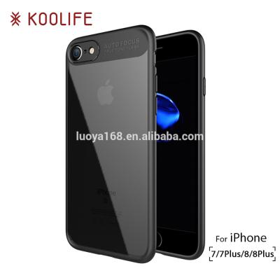 Cina Hawkeye per la cassa dell'iPhone 7 per iPhone7 più la struttura di TPU e la copertura posteriore della radura dura del PC per il caso del telefono cellulare dell'iPhone 8 per l'iPhone 8 più in vendita