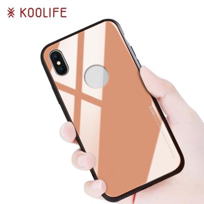 China New design wireless charging support tempered glass back cover glass phone cover for iphone x case for sale