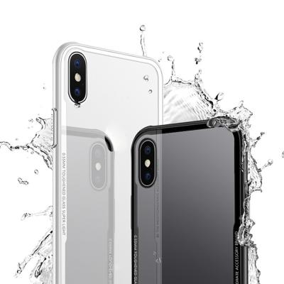 Cina 2 in 1 TPU hanno temperato il vetro per il caso di iphone X in vendita