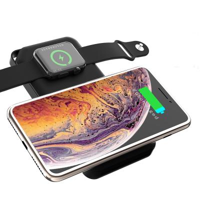 China 2019 New Design Power Bank for Apple Watch Wireless Charger PowerBank Custom Logo 2 in 1 Power Battery Slim Power Bank for Phone for sale