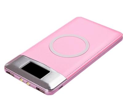 China Hot selling  wireless charging powerbank 6000-10000 mah 10000mah wireless power bank Qi bank power wireless 10000mah for sale