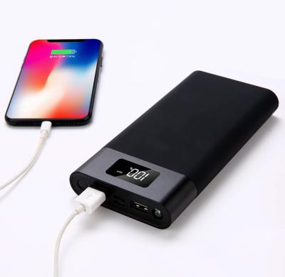 Chine La plus nouvelle puissance de remplissage 2018 rapide encaisse 20000mah, banque portative de puissance de chargeur de batterie avec la lumière menée à vendre