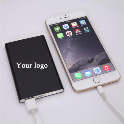 China Promotion business gift item mini power bank 5000mah portable mobile power supply with OEM logo and package for sale