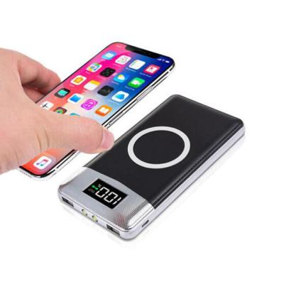 China 2018 Newest Wireless Charger Power Bank 10000mAh , Portable Mobile Charger QI Wireless Charger Power Bank for Smartphones for sale