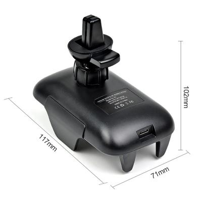 China Van de de Auto de Draadloze Lader van de fabrieksprijs Infrarode Sensor voor Lader van de Telefoon de Snelle QI Auto Draadloze Ladende Autohouder Te koop