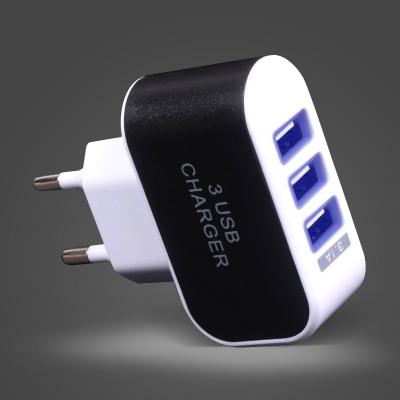 China Universal wireless travel charger USB wall charger for smart phone ,Multiple 5.5v 2.1A phone charger for sale