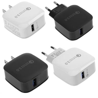 China QC 3.0 quick chargers mobile phone usb wall charger Universal Mobile Charger for sale