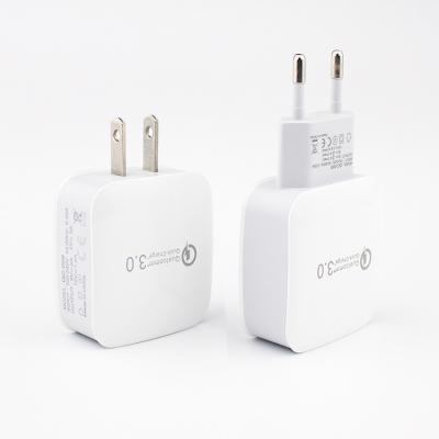 China Wholesale Universal  For Samsung For iPhone Wall Micro USB Fast Charger,Qc3.0 Portable Travel USB Phone Charger for sale