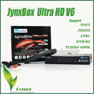 China Set-top box dual JYNXBOX ultra HD V6 de Internet TV de la base de HD 1080P H. 264 llenos en venta