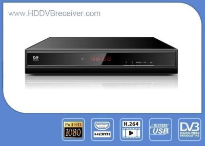 China Black Metal Case HD DVB T2 + S2 Combo Receiver Linux System MPEG-2 for sale