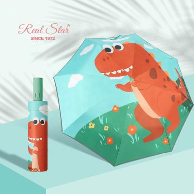 China Children's RST Teenager Cartoon Automatic Sun And Rain Open And Close Protect Thoughtful Child Fold Umbrella School Children Umbrella for sale