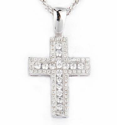 China Hot Sales Hip Hop Cross Diamond Pendant Hip Hop Cross Pendant With Moissanite Cross Christian Pendant For Man for sale