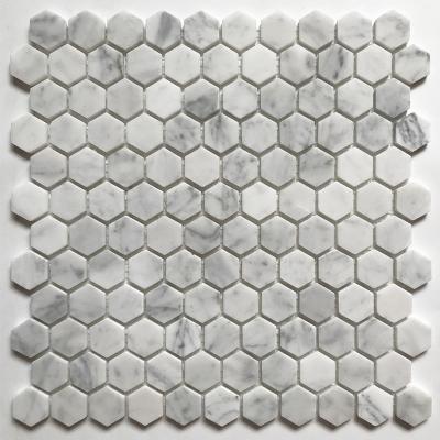 China CLASSIC Natural Mosaic Tile Bathroom and Kitchen Backsplash Tile Stone Mosaic Marble Mosaic for sale