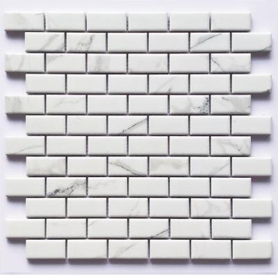 China CLASSIC crystal mosaic tile wall panel bathroom and kitchen backsplash porcelain mosaic tile for sale