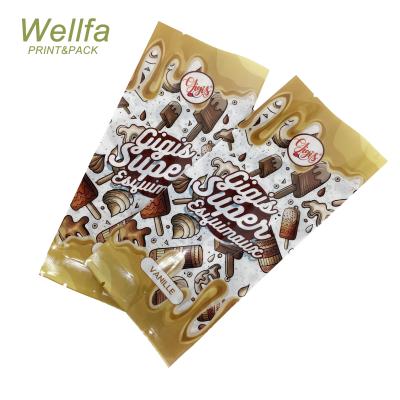 China Recyclable Edible Custom Sealed Packaging Plastic Bag PET / PE Back Popsicle Packaging for sale