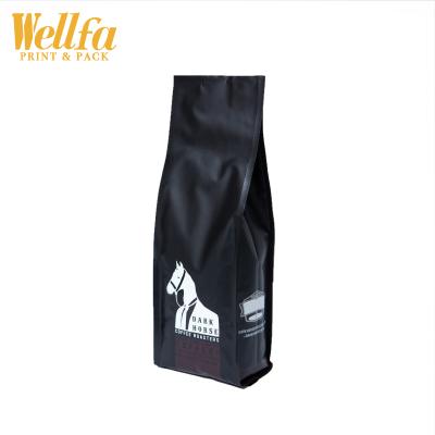 China Food Sell Well New Type Coffee Rose Flat Bottom Side Gusset Coffee Pouch for sale