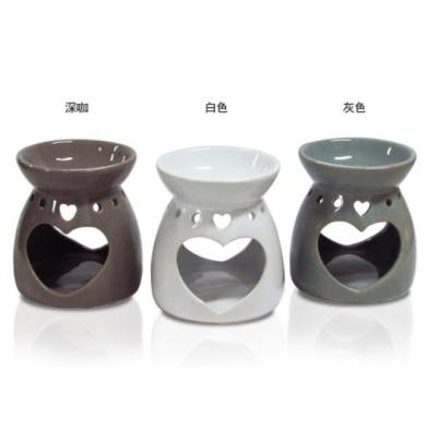 China Popular Wholesale White Ceramic Tart Fragrance Oil Burner Heater for sale