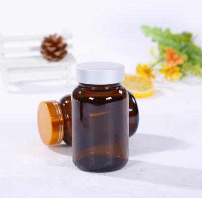 China Personal Care Pharmaceutical Glass Bottle 250Ml High Quality Amber Glass Tablet Bottle for sale