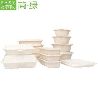 China Eco - Friendly Disposable Food Grade Cornstarch Biodegradable Food Packaging for sale