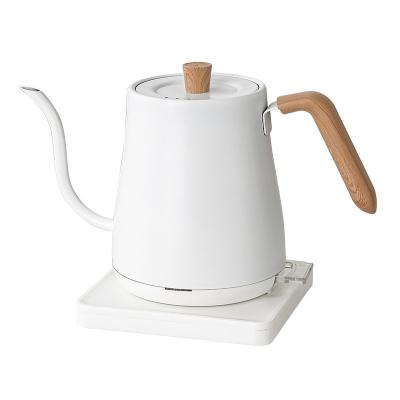 China 360 Degree Rotation Low Electric Kettle Stainless Steel Flip Over Tea Coffee Tool US UK EU Voltage Amazon Amazon Selling Water Hot Pot for sale