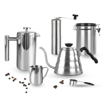 China Amazon Success Sustainable Coffee and Tea Sets Spill Over Coffee Makers Travel Coffee Pot Kitchen Accessories for sale