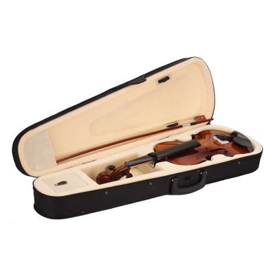 China High Quality Professional Natural Solid Wood Flawless Wooden 4/4 Handmade Violin With Case for sale