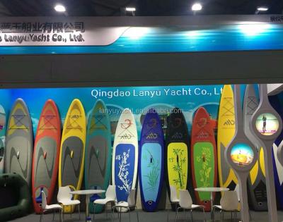 China Dot + NEW ARRIVING 12' PVC Inflatable SUP Surfboard Surf 6 Standup Paddleboard Wholesale Foam Rack Up Paddle Board for sale