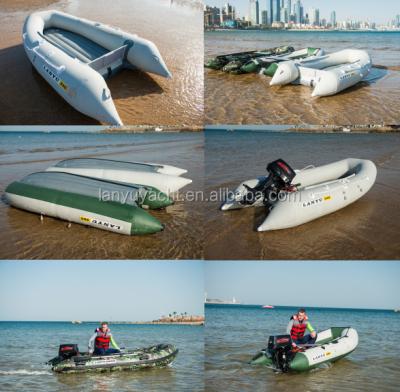 China PVC (CE) 3.6m for 6 Person PVC Inflatable Fishing Boat Rowing Boat Aluminum Rubber Motor with Inflatable Boat for sale