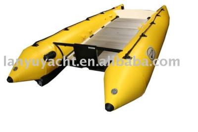 China PVC Inflatable Thunder Boat High Speed ​​Cataman for sale