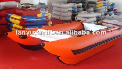 China Crusing Yacht 2013 Fashion Design PVC High Speed ​​Cataraft Inflatable Boat for sale