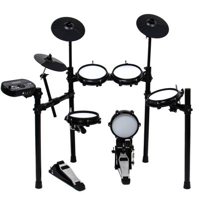 China Good Quality Digital Reverb Type 0-8 Drums Set Electronic Drum Kit Electric Percussion Double Pedal Drum For Kids for sale