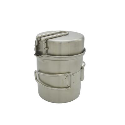 China CPJ-33 stainless steel solider pot multifunctional environment friendly portable outdoor camping sets for sale