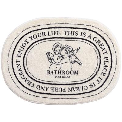 China Stocked Hot Selling Non-Slip Cute Bath Mat Bathroom Rug Bath Mat with Rubber Backing for sale