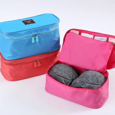 China Portable large capacity belt bra box new creative lady travel handbaglarge bag storage bra maker daily life underwear for sale