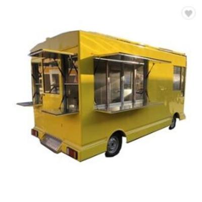 China Mobile vegetable processing plant 4.2m length food cart food truck ice cream food cart can be customized for sale