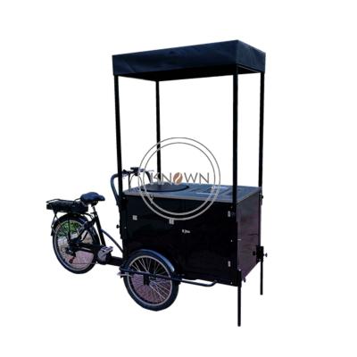 China Classic Cargo Iron Pancake Sales Cart Customizable Outdoor Retail Electric Portable Food Cart Mobile Display Food Truck for sale