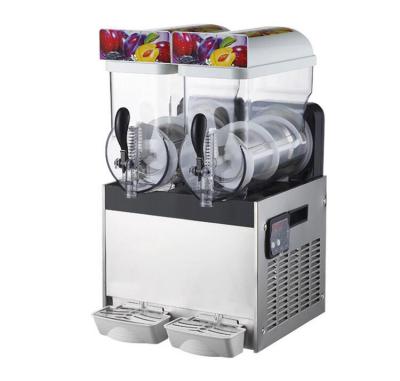 China best of 2 tanks selling new style double bowl 24L professional commercial granita slush machine for sale