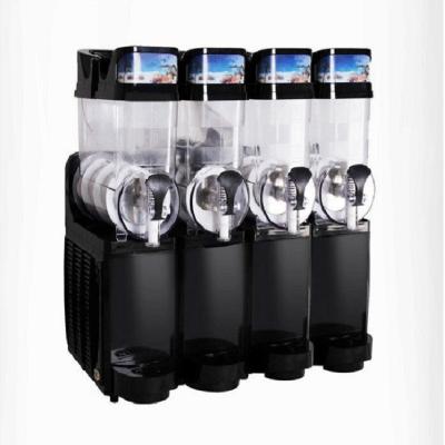 China Soggy Flour Mill 4 Tanks Machine For Sale Ice Cold Snow Vending Machine Summer Freeze Drink Melting Equipment for sale